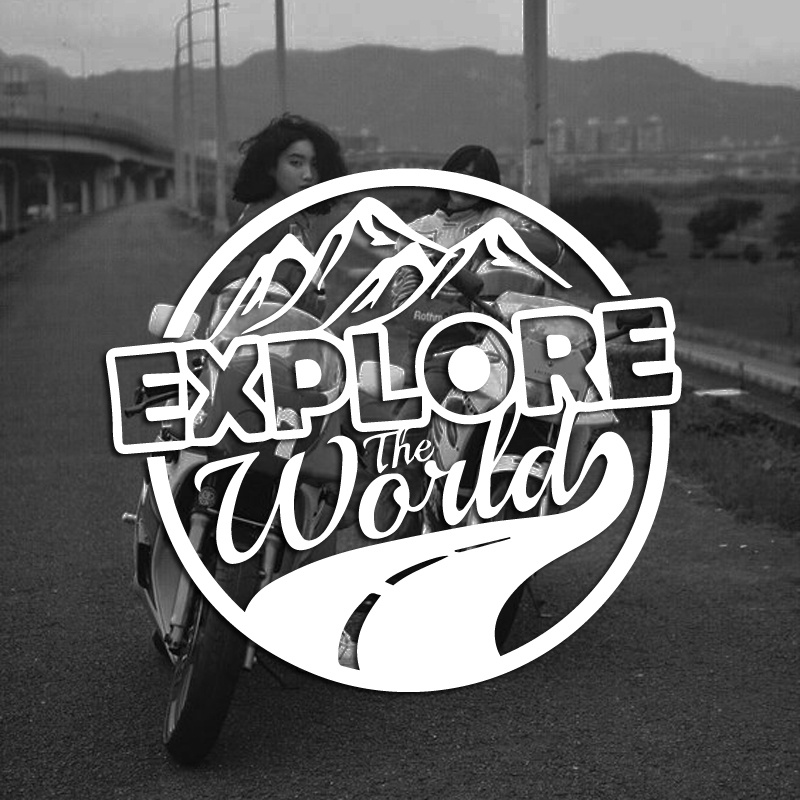 Outdoor Adventure World - Adesivo para Carro de Camping Off-Road