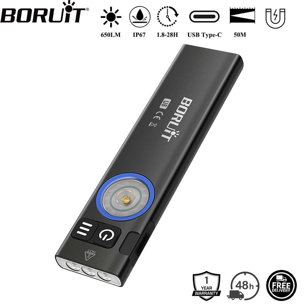 Outdoor Adventure Camp - BORUiT U8 650LM EDC LED Lanterna