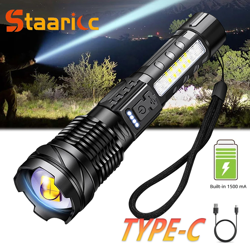 Outdoor Adventure Camp - Lanterna LED XHP50 Poderosa, à Prova