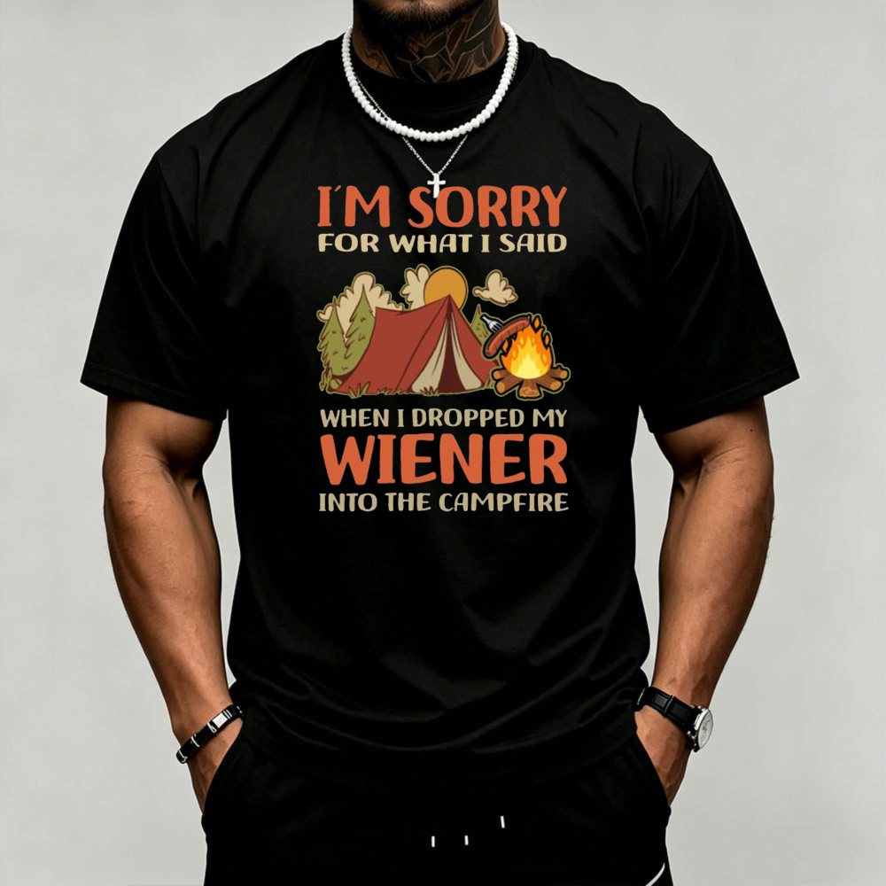 Outdoor Adventure Quotes - Camiseta Masculina com Estampa Gráfica de