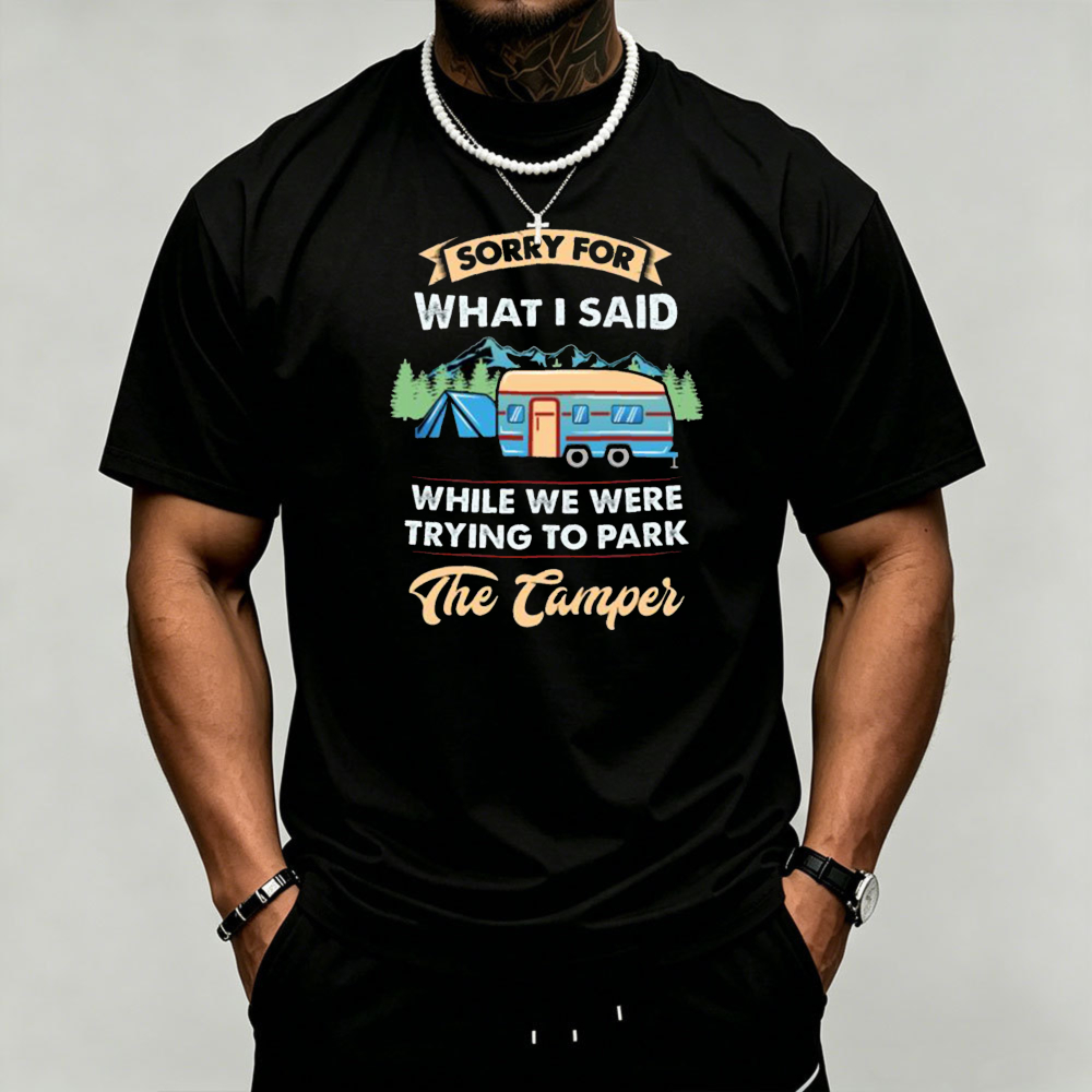 Outdoor Adventure Quotes - Camiseta masculina com estampa gráfica de