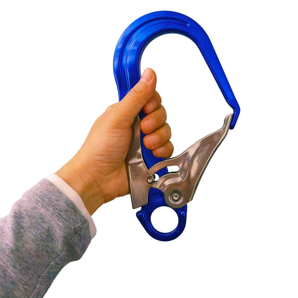 Outdoor Adventure Zipline - Mosquetão Reforçado 25KN Grande com Gancho