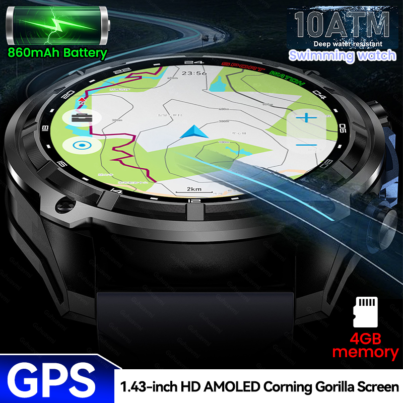 Outdoor Adventure World - Nova aventura gps masculino relógio inteligente