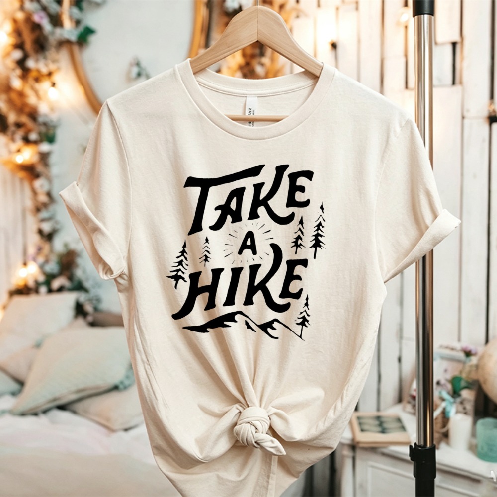 Outdoor Adventure Quotes - Camiseta Gráfica Outdoor 'Take A Hike