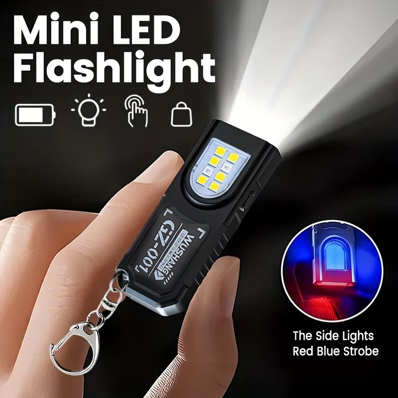 Outdoor Adventure Camp - Chaveiro multifuncional lanterna recarregável usb mini