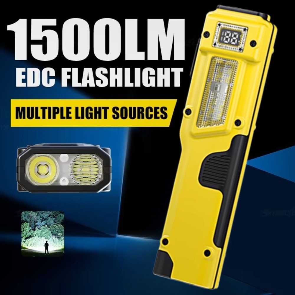 Outdoor Adventure Camp - Lanterna LED Recarregável Ultrafina EDC com