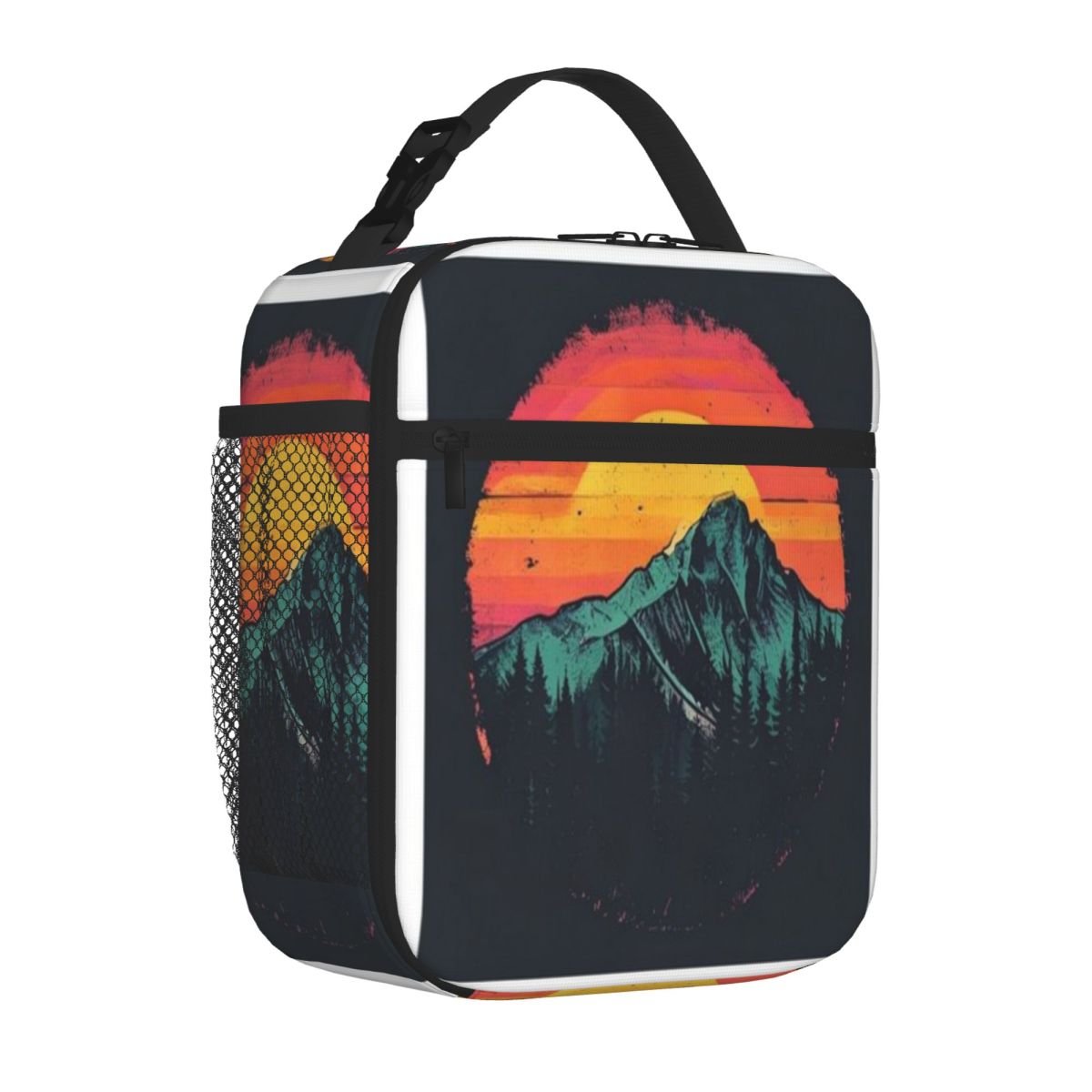 Outdoor Adventure Quilt - Lancheira Dobrável Acolchoada com Design Retrô