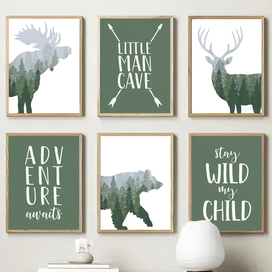 Outdoor Adventure Quotes - Arte de Parede em Tela com