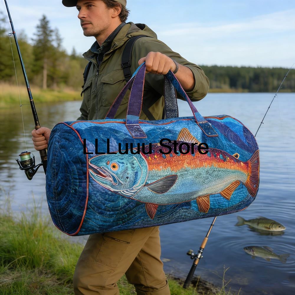 Bolsa de Pesca Acolchoada Arte - Outdoor Adventure Quilt avaliação e preço