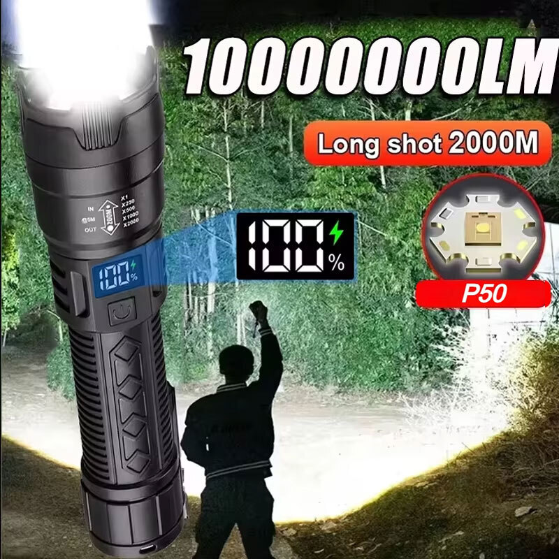 Lanterna Tática LED de Alta Po - Outdoor Adventure Camp avaliação e preço