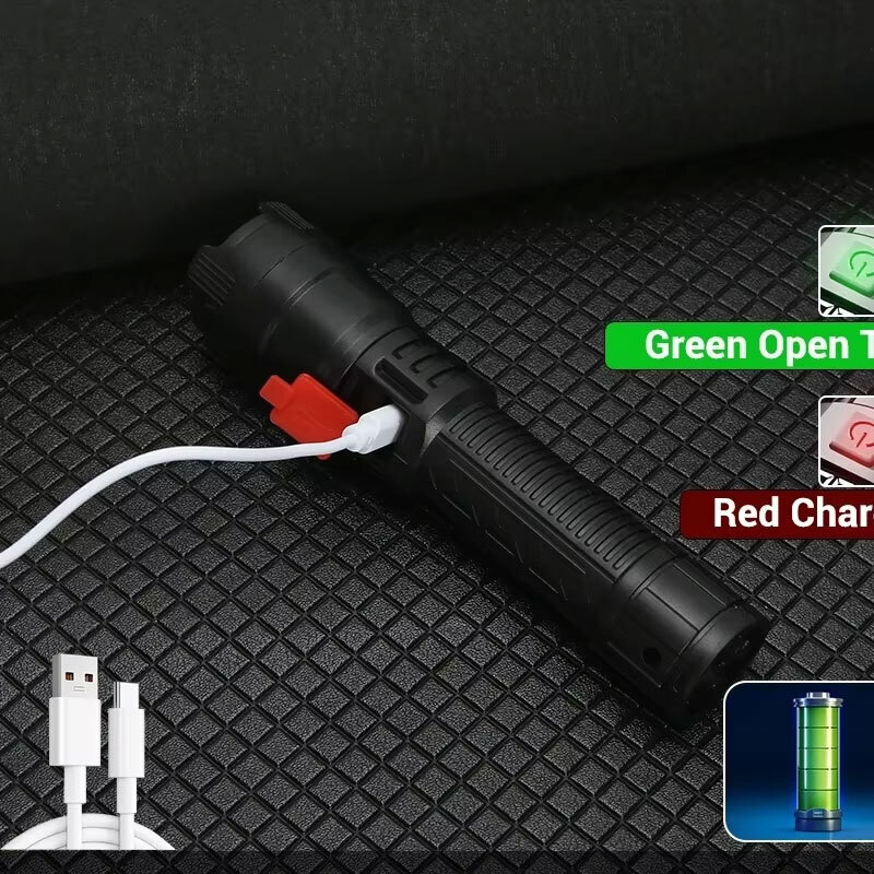 Lanterna Tática LED de Alta Po - Outdoor Adventure Camp avaliação e preço