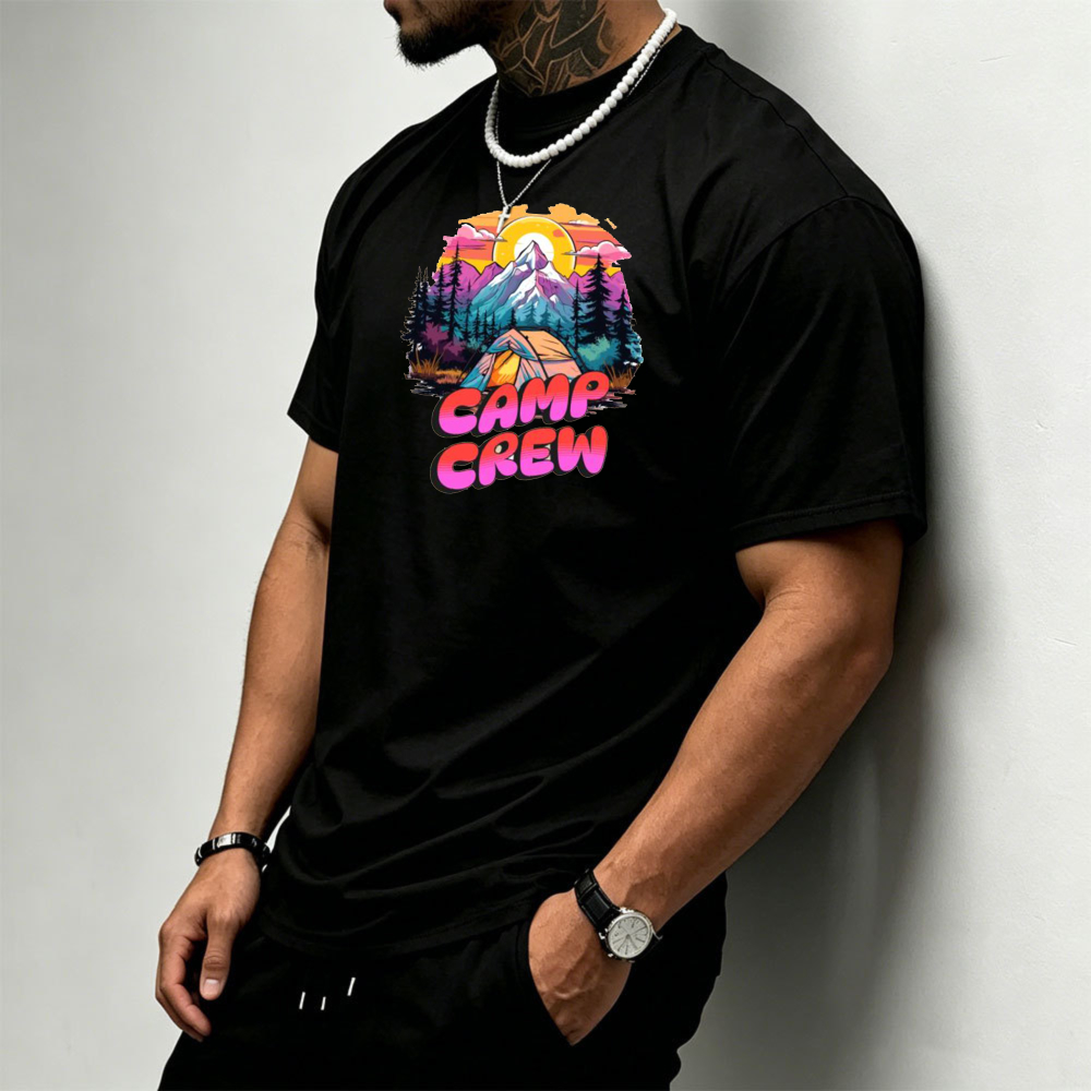 Camiseta Masculina com Estampa - Outdoor Adventure Quotes avaliação e preço