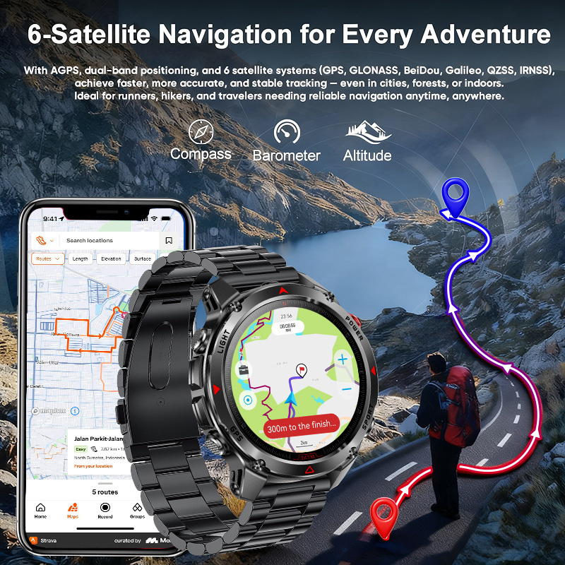 Novo Smartwatch Militar GPS 20 - Outdoor Adventure World avaliação e preço