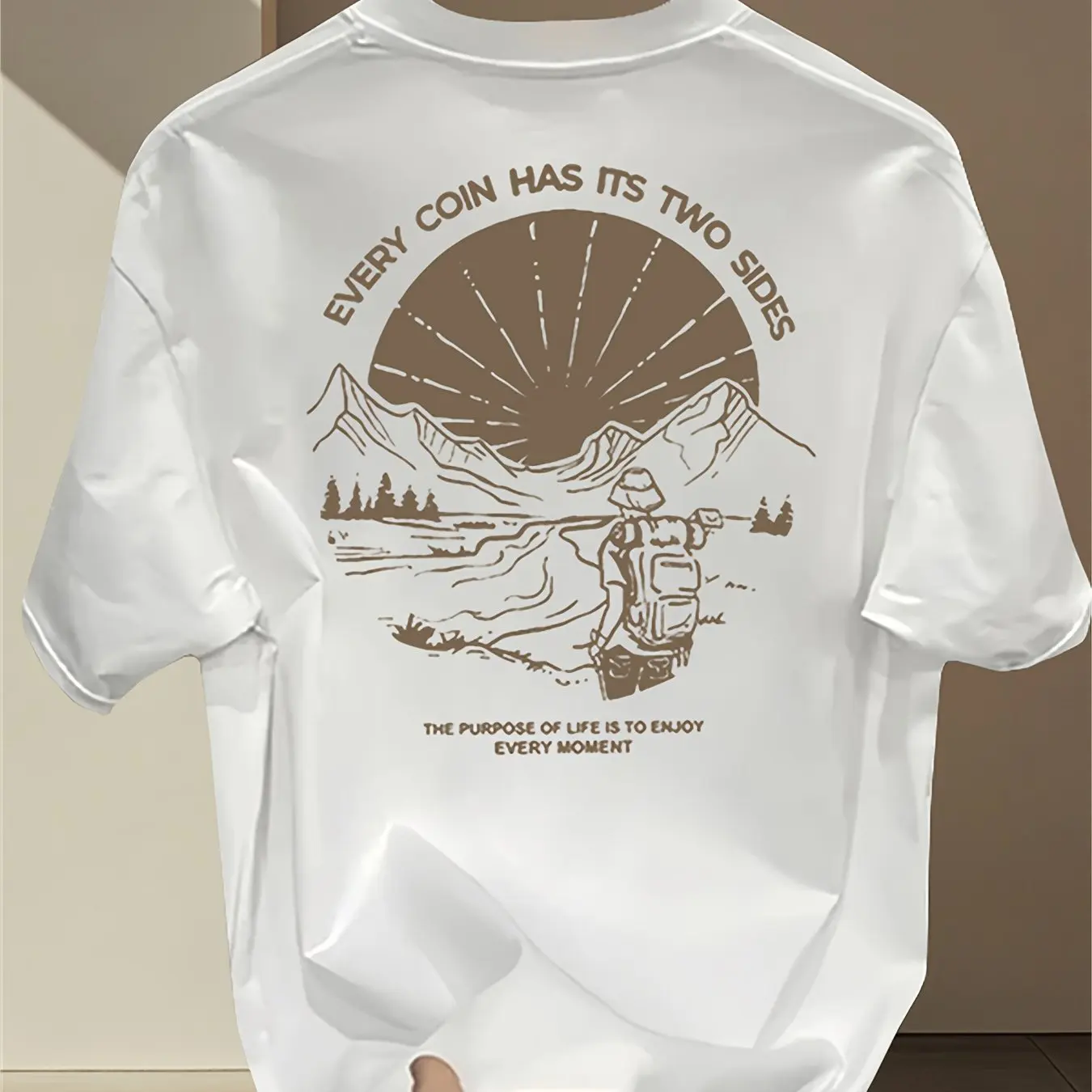 Camiseta Gráfica Vintage para  - Outdoor Adventure Quotes avaliação e preço