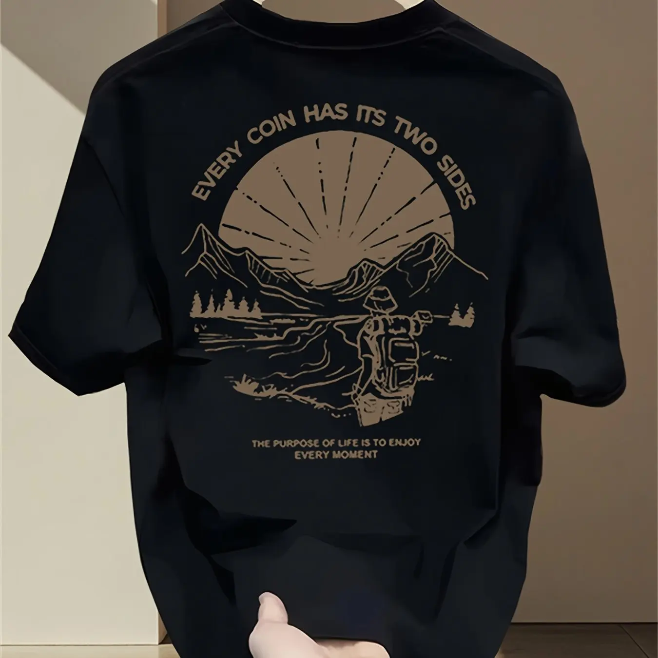 Camiseta Gráfica Vintage para  - Outdoor Adventure Quotes avaliação e preço