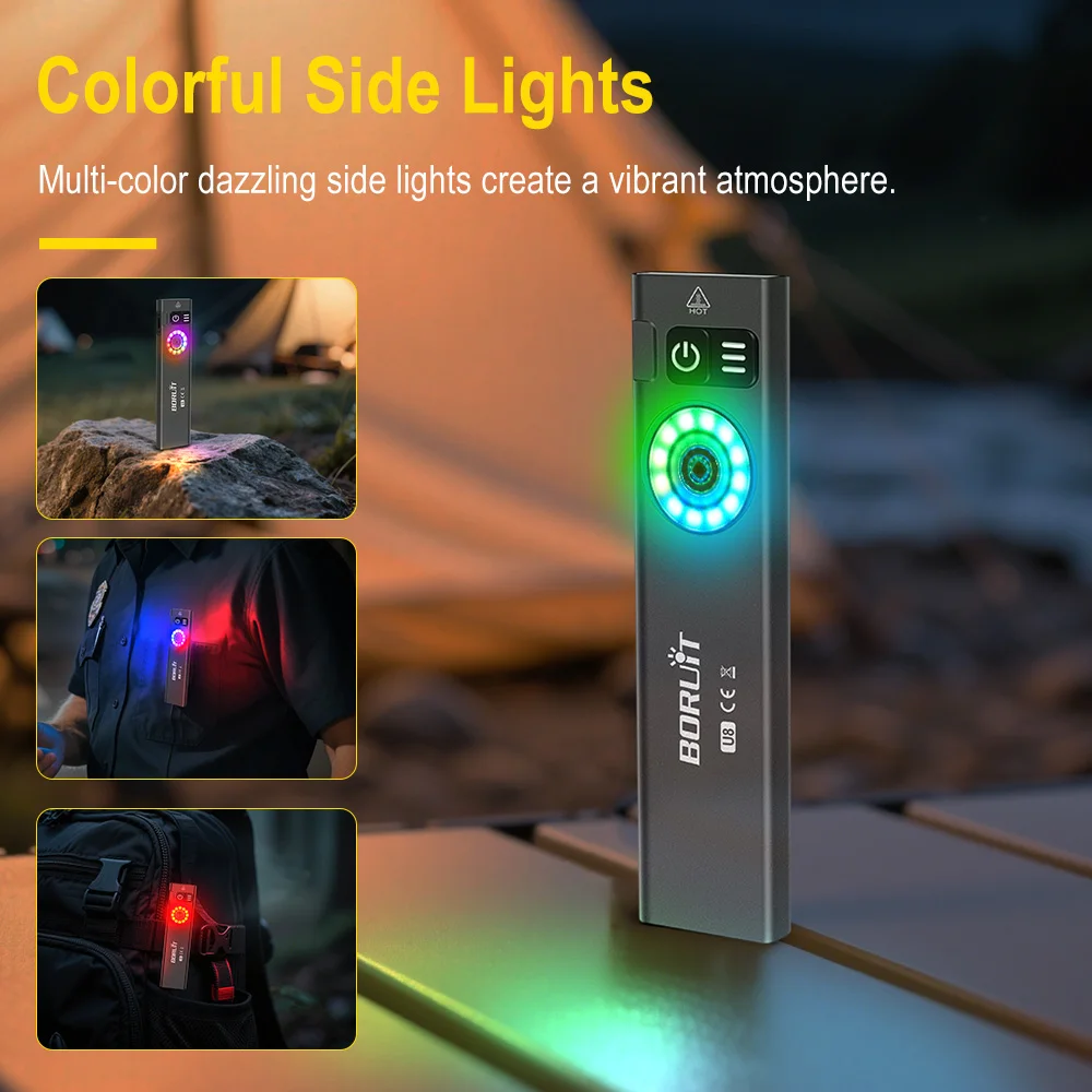 BORUiT U8 650LM EDC LED Lanter - Outdoor Adventure Camp avaliação e preço