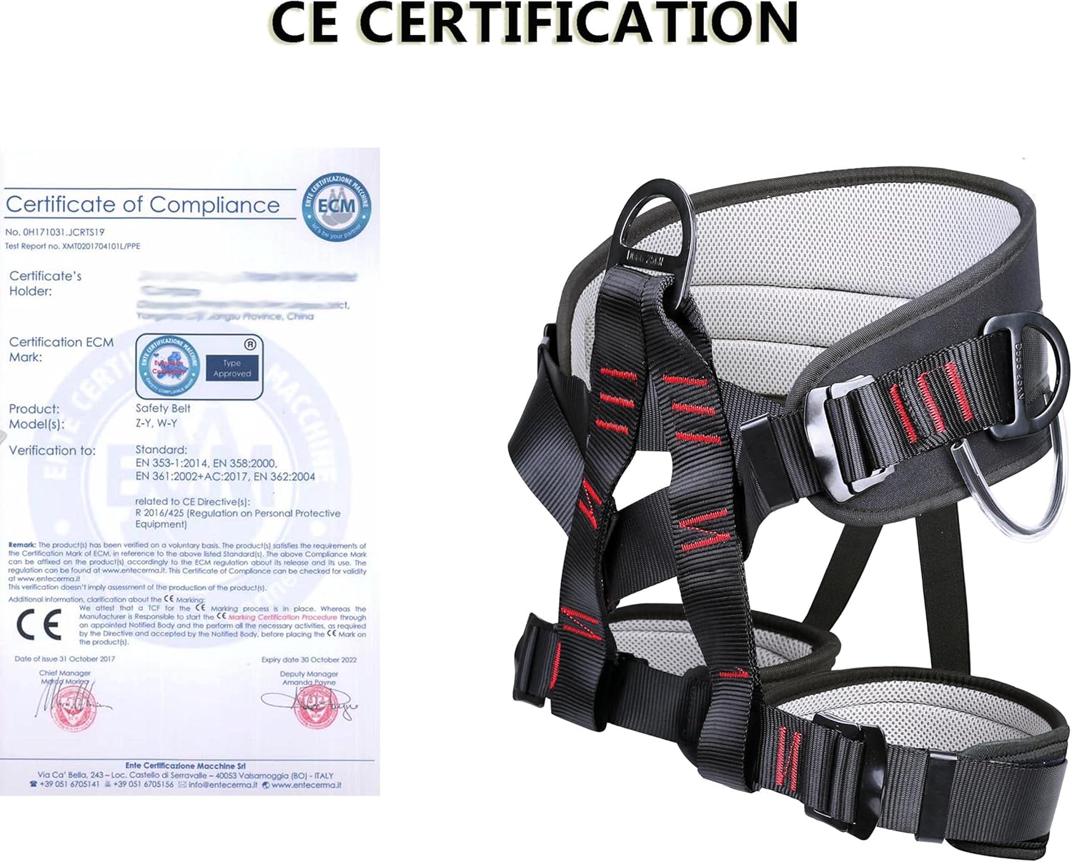Arnês de Escalada Ajustável pa - Harness Climbing Adjustable avaliação e preço