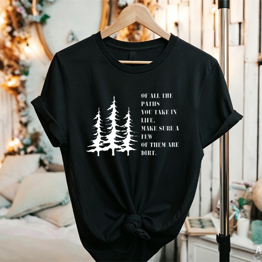 Camiseta gráfica com citação d - Outdoor Adventure Quotes avaliação e preço