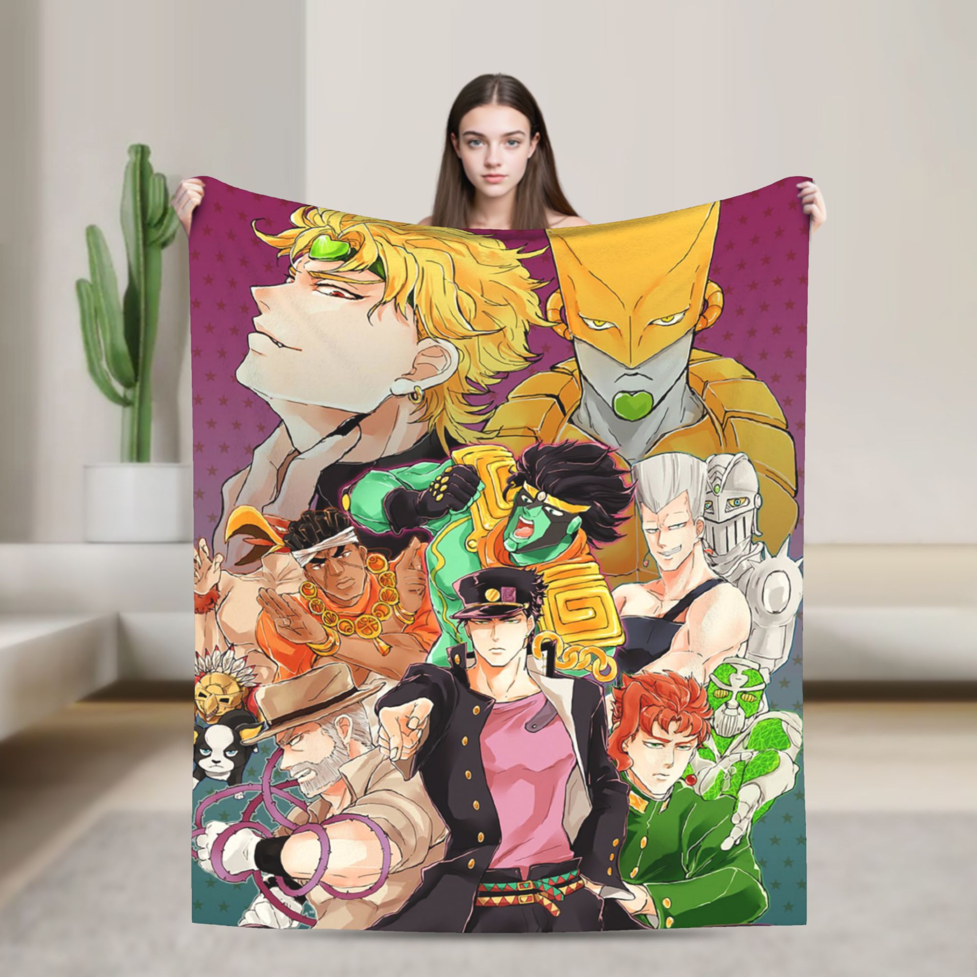 Joseph joestar kujo jotaro dio - Outdoor Adventure Quilt avaliação e preço