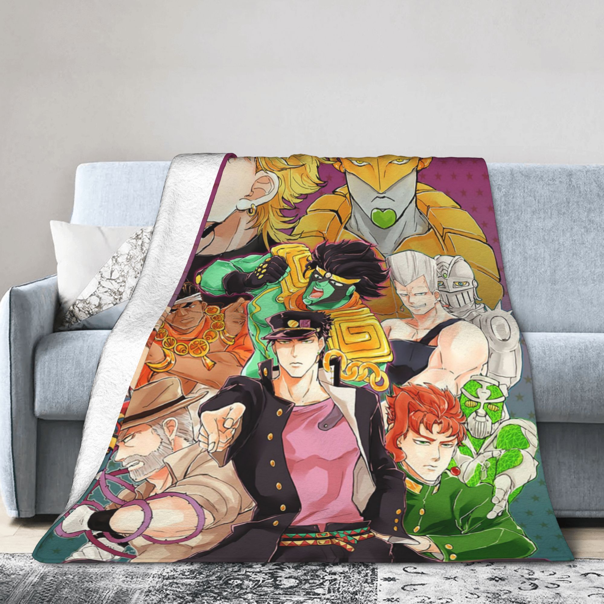Joseph joestar kujo jotaro dio - Outdoor Adventure Quilt avaliação e preço