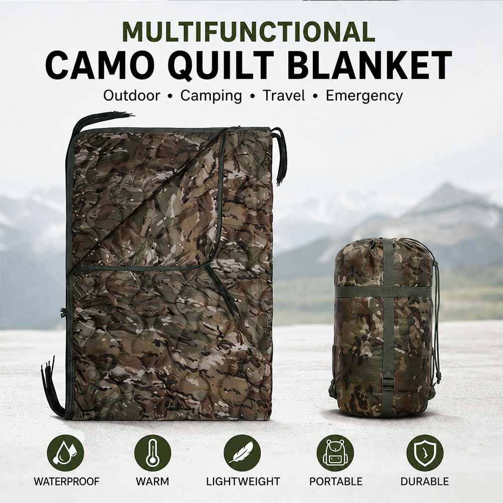 Cobertor de Camping Camuflado  - Outdoor Adventure Quilt avaliação e preço