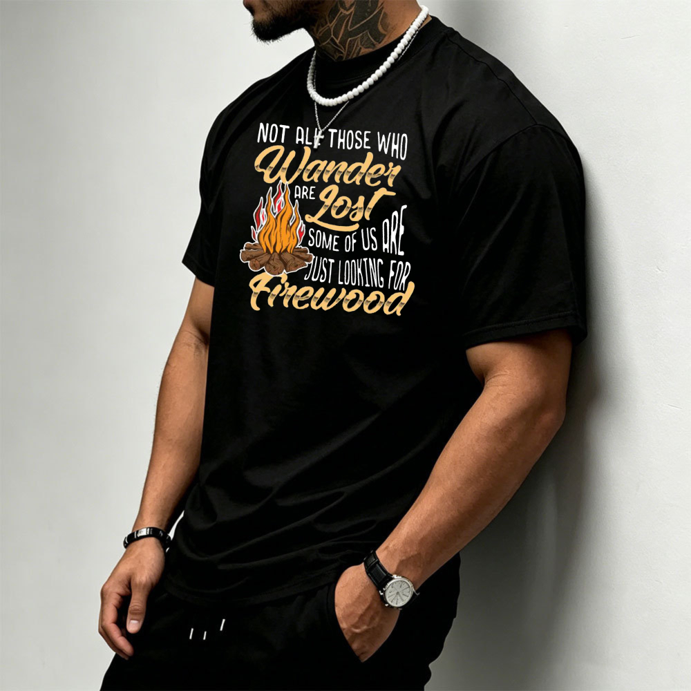 Camiseta masculina com estampa - Outdoor Adventure Quotes avaliação e preço