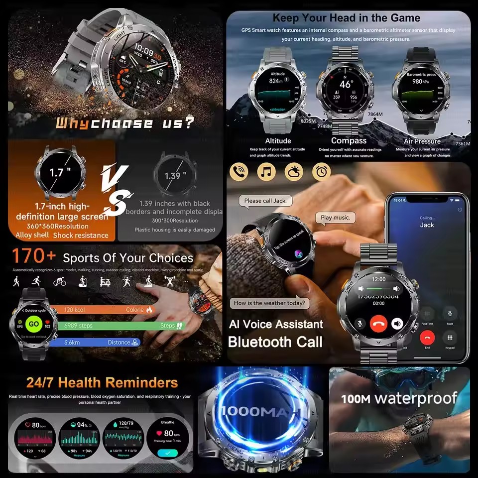 Novo Relógio Inteligente GPS p - Outdoor Adventure World avaliação e preço