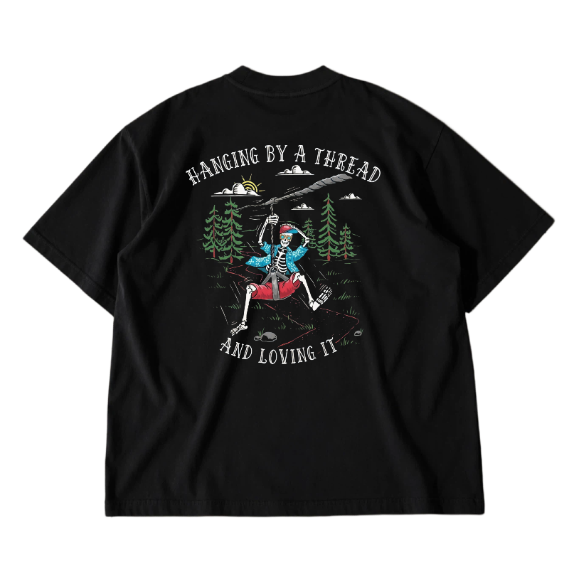 Camiseta gráfica Salty Bones Z - Outdoor Adventure Zipline avaliação e preço