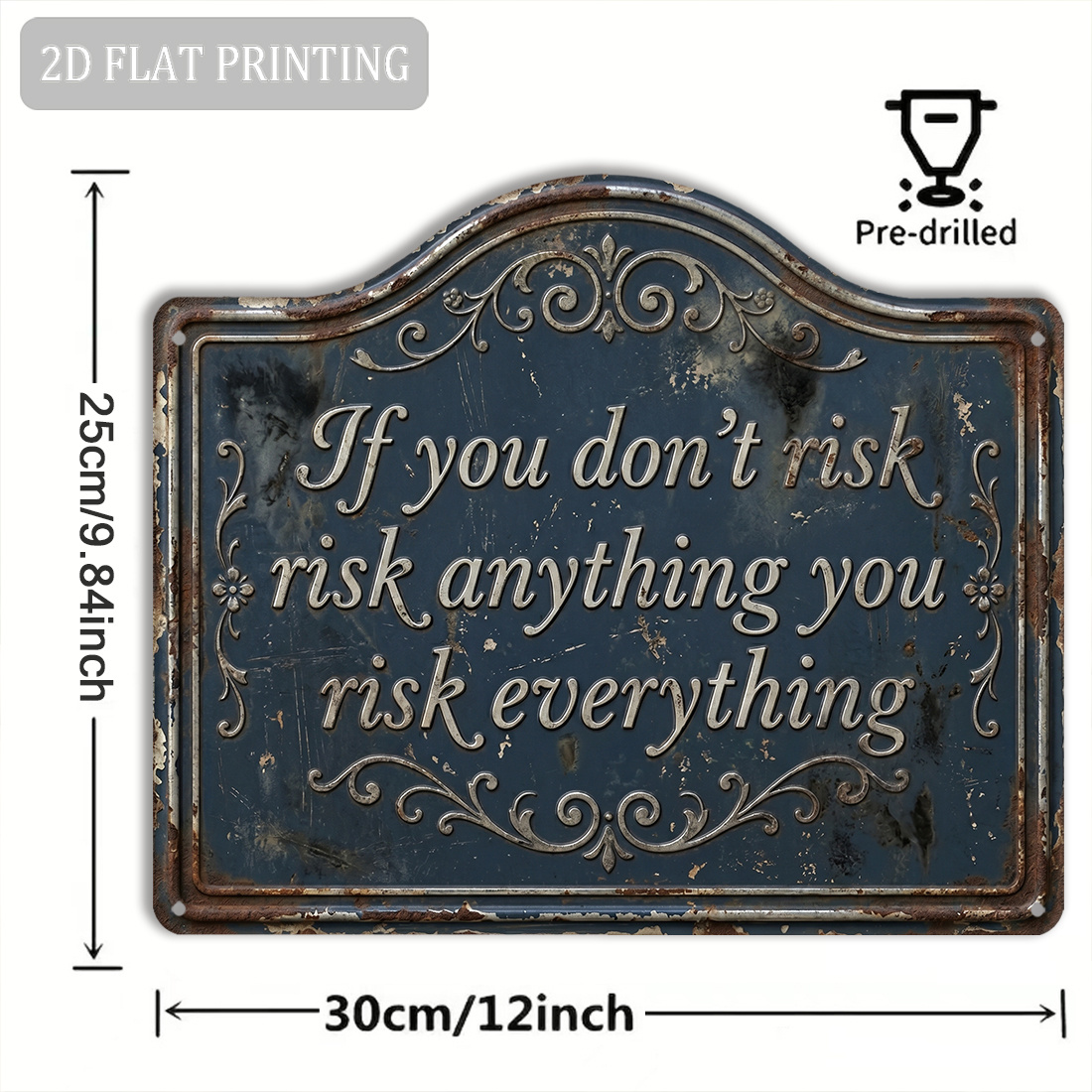 Placa Inspiracional 2D Plana,  - Outdoor Adventure Quotes avaliação e preço