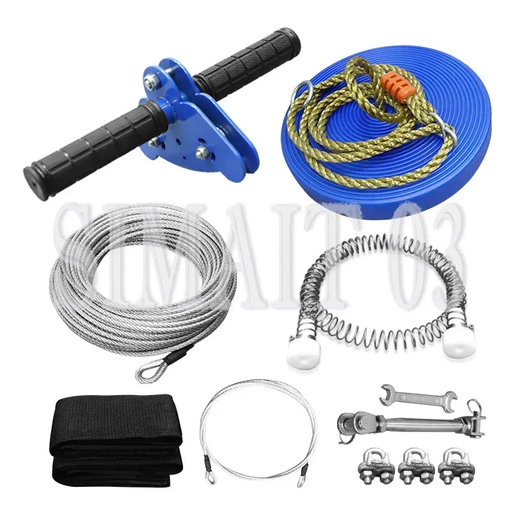 Kit de Tirolesa para Aventura  - Outdoor Adventure Zipline avaliação e preço