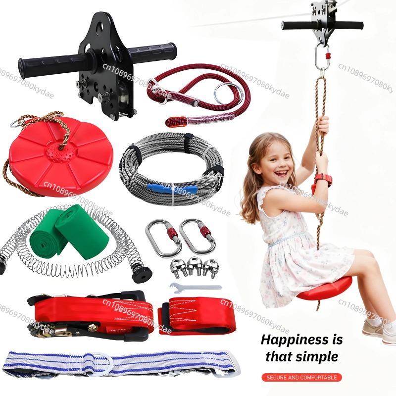 Kit de Tirolesa para Crianças, - Outdoor Adventure Zipline avaliação e preço