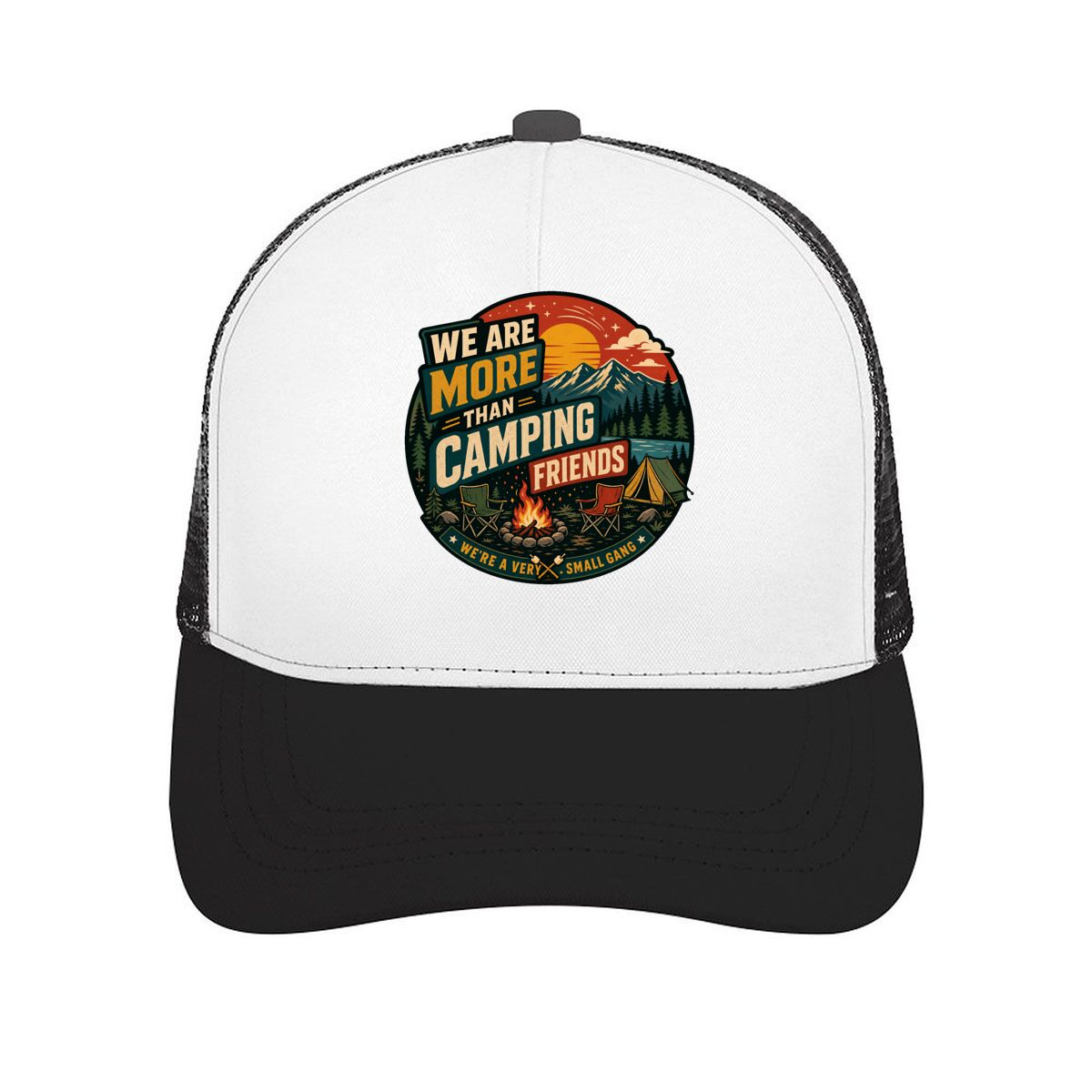 Boné de beisebol retrô Camping - Outdoor Adventure Quotes avaliação e preço