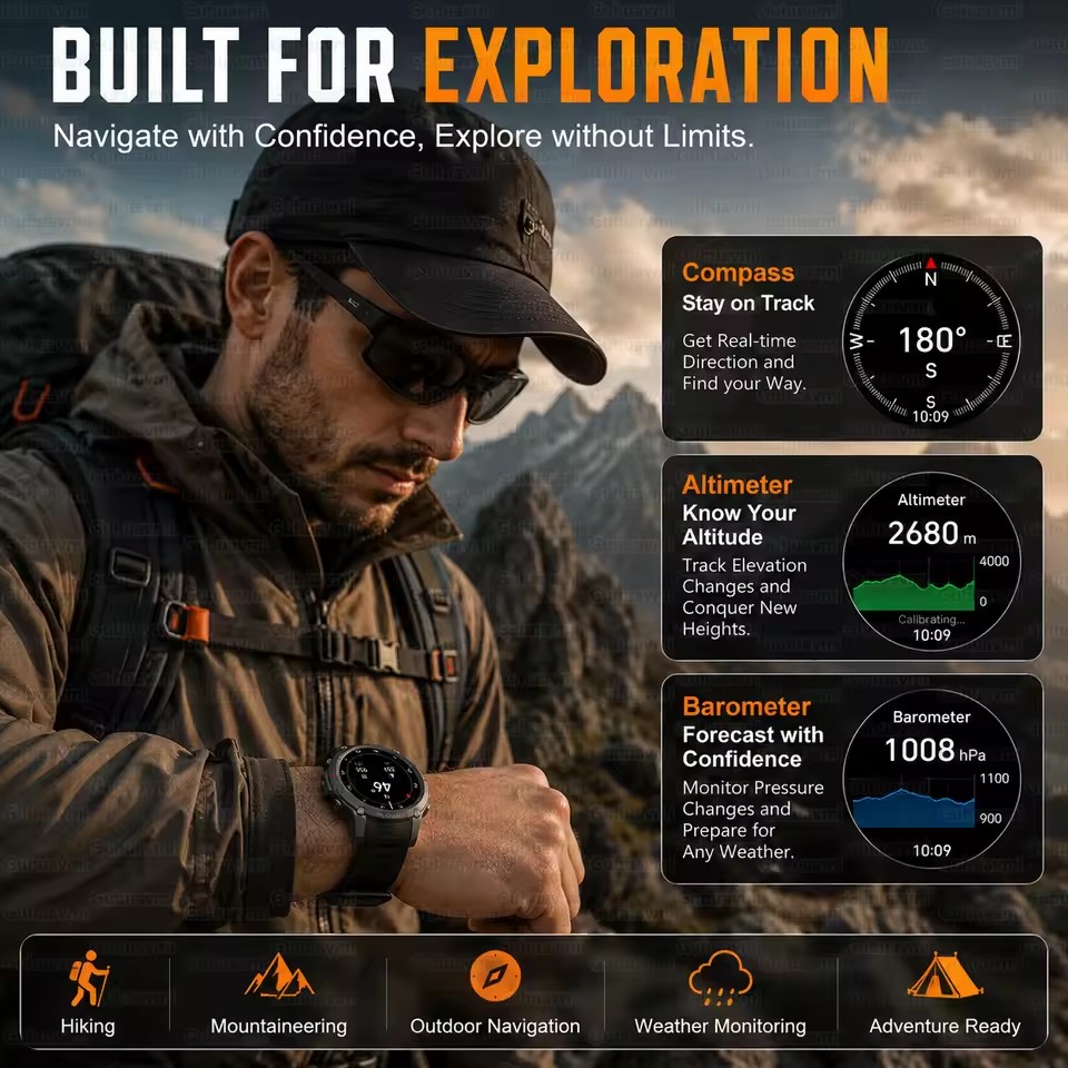 Novo Relógio Inteligente para  - Outdoor Adventure World avaliação e preço